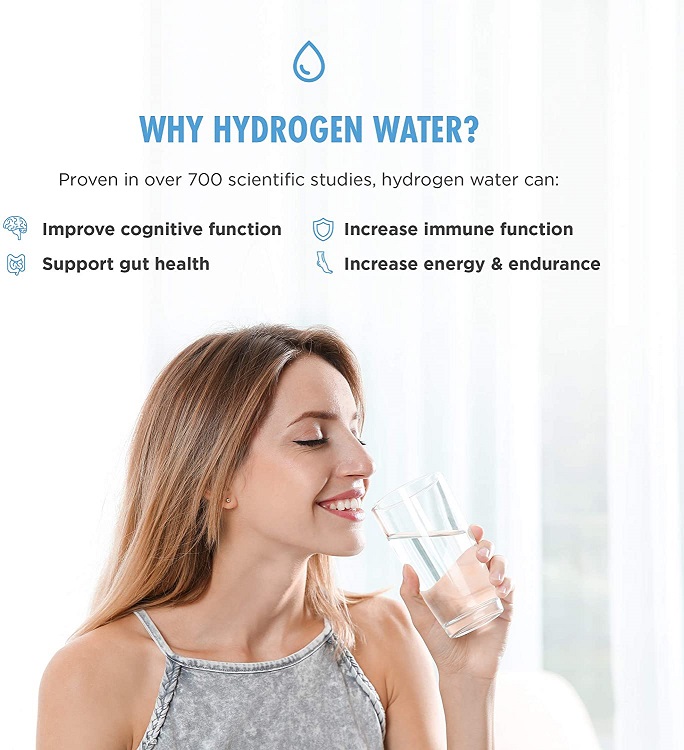 Glass of Hydrogen-Infused Water